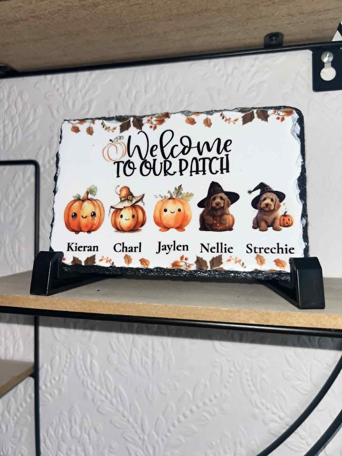 Welcome to our Pumpkin patch slate