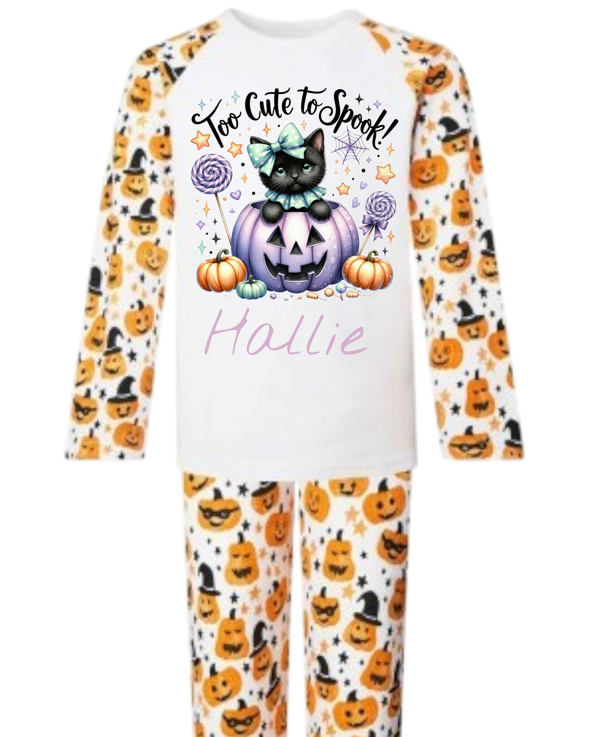 to cute to spook purple pumpkin