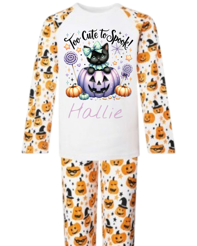 to cute to spook purple pumpkin