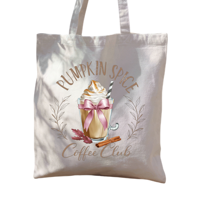 Pumpkin spice tote bag