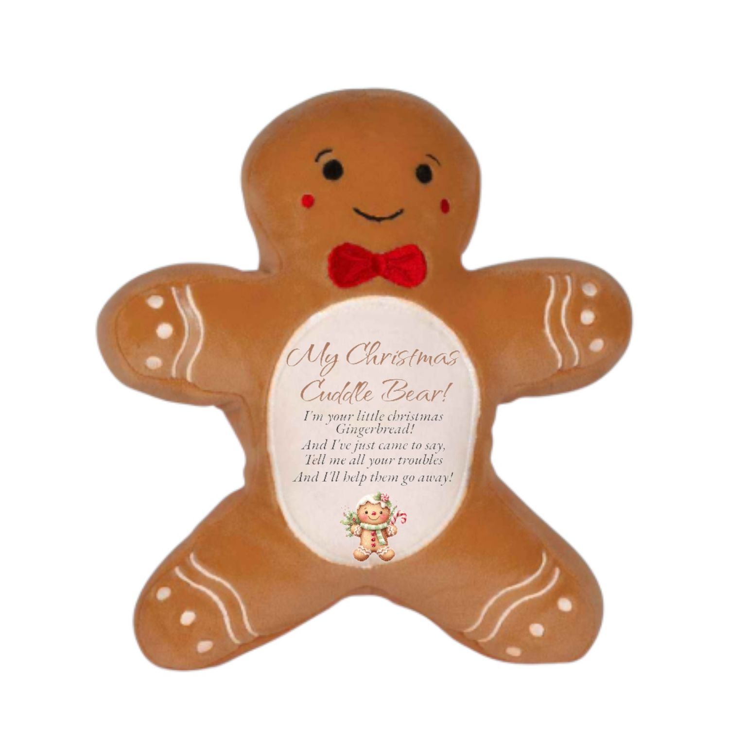 A Christmas cuddle bear