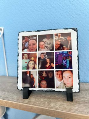 Medium square 9 photo slate
