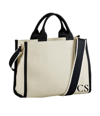 Personalised Initial Quadra Puerto Medium Tote Bag