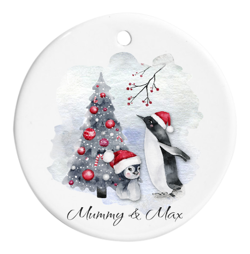 Mummy &amp; Daddy Bauble X2