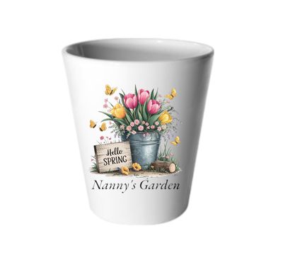 Personalised Mother's Day Floral Pot: