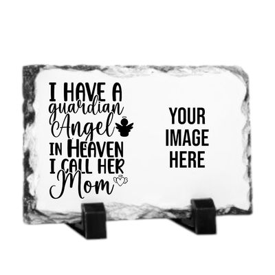 Memorial Mini Photo Slate with verse