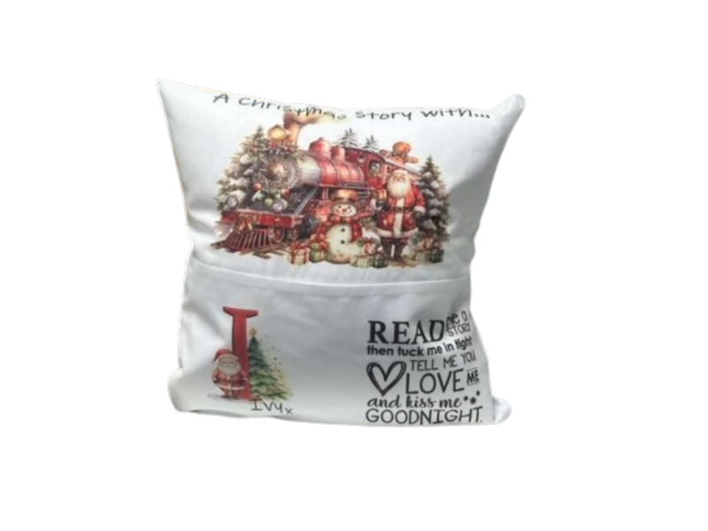 Pillow With A Christmas story