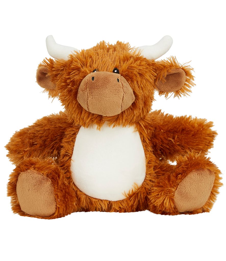 Large Highland Cow.: Personalised Soft Teddy