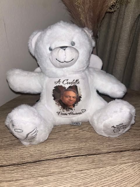 Personalised Cuddle From Heaven Photo Bear