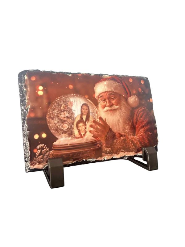 Santa Mini Photo Slate