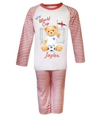 World cup Red Stripy Pjs