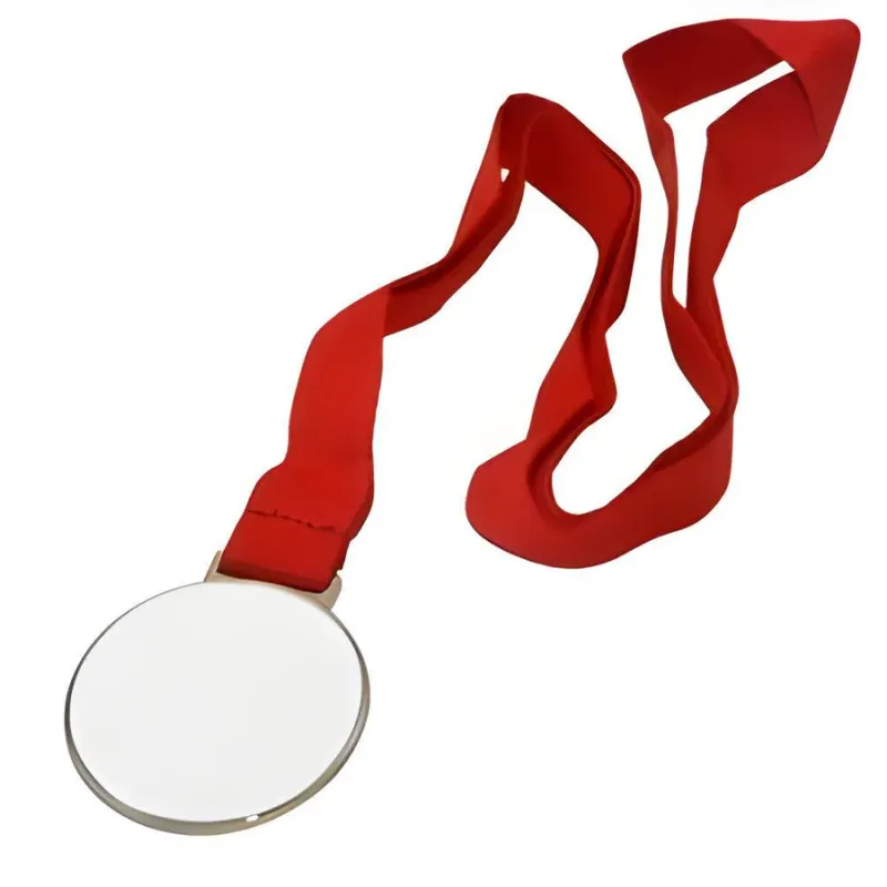 Medal with Ribbon - Olympic Style - Silver