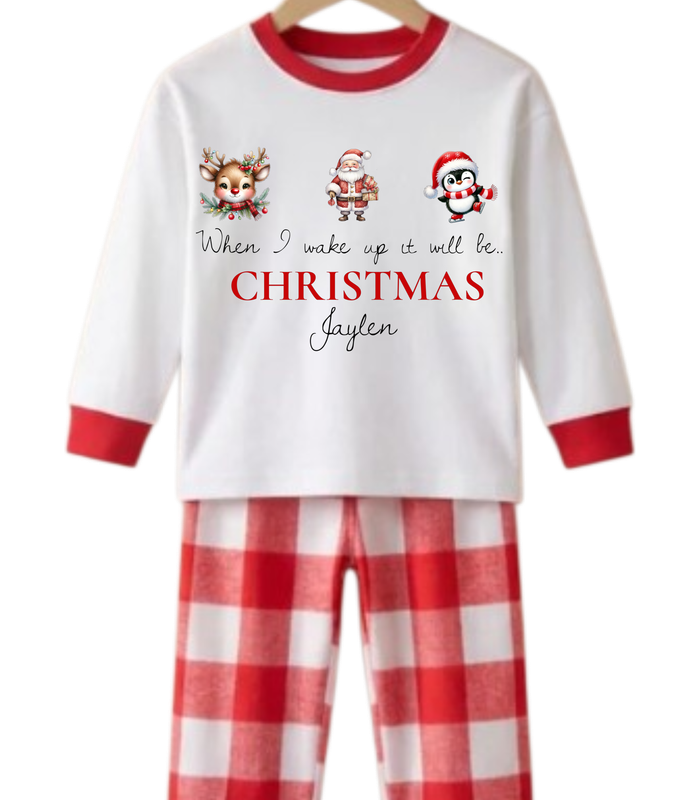 Personalised Christmas Eve Pjs