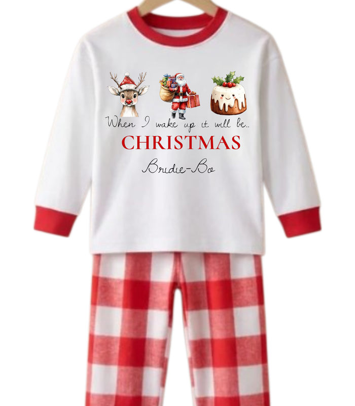 Personalised Christmas Eve Pjs
