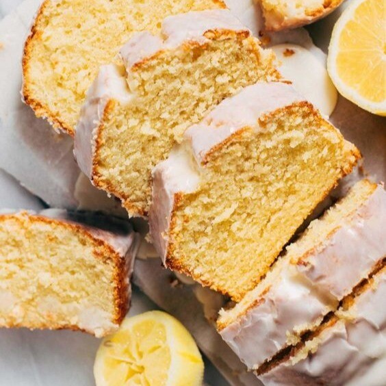 Bizcocho Pound Cake de limón