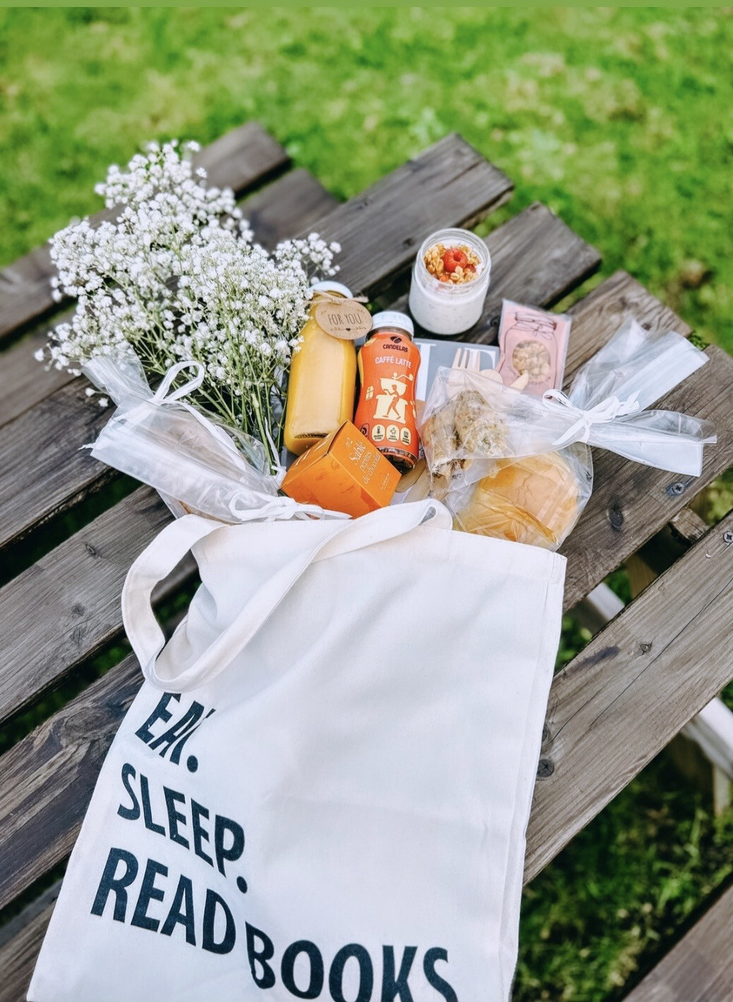 Eat, sleep, read books