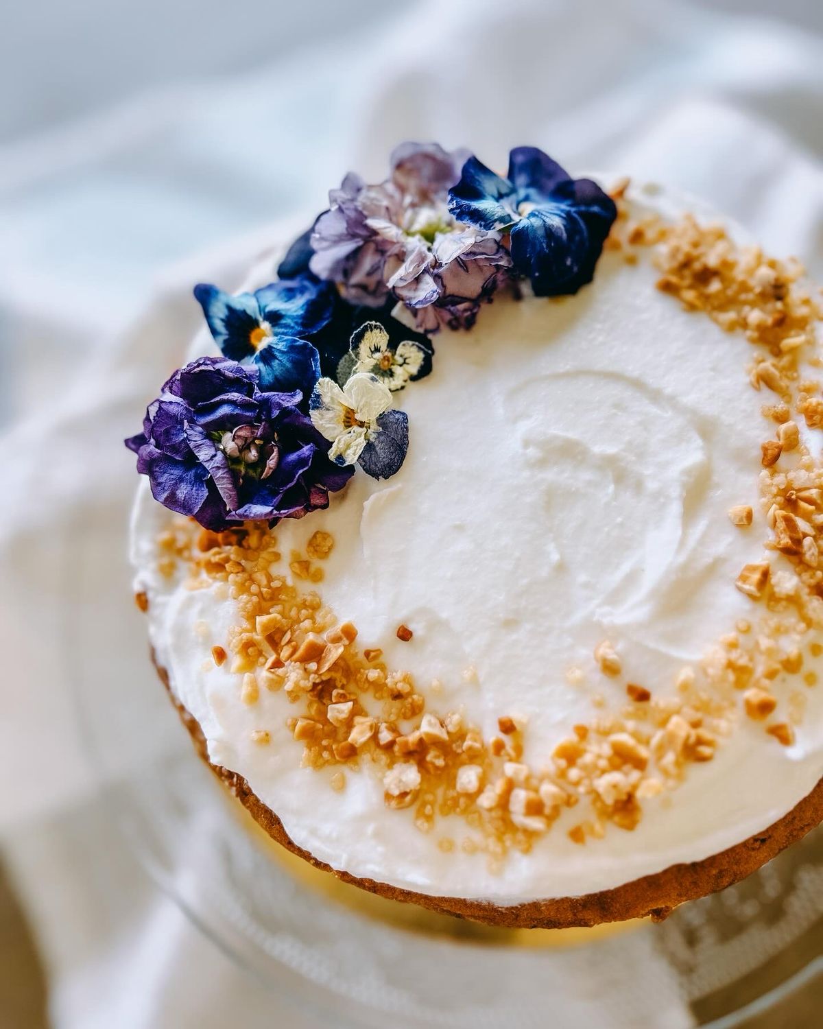 Floral Carrot Cake 🥕