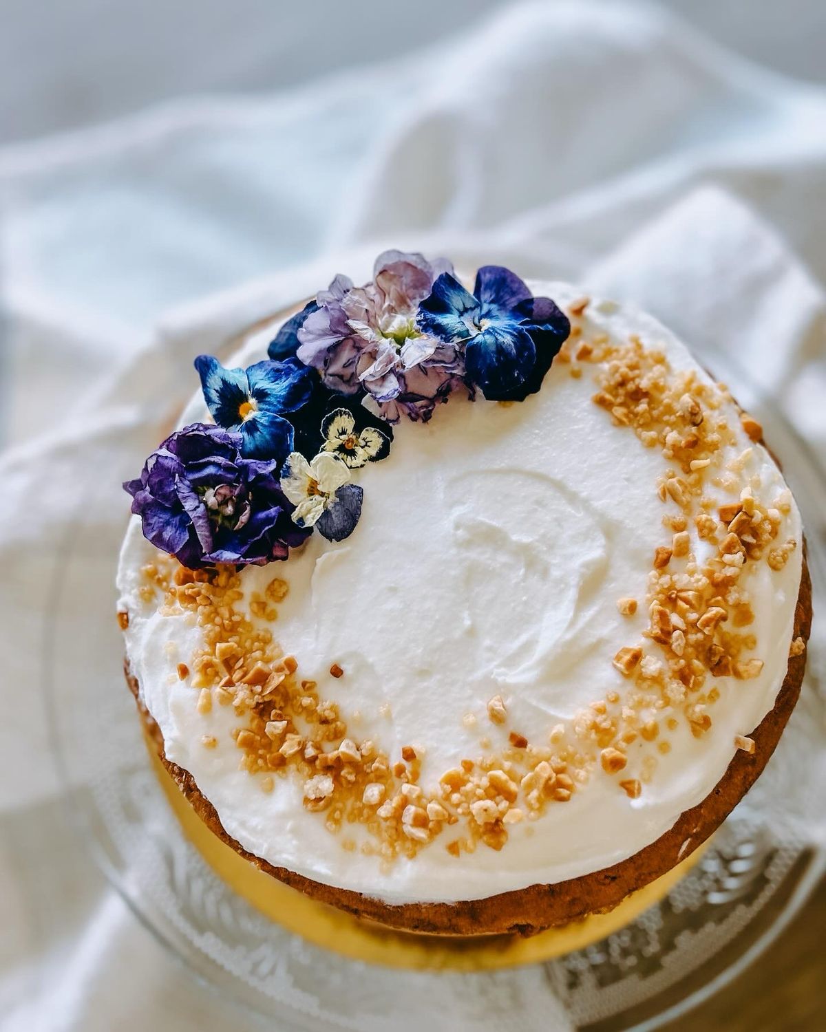 Floral Carrot Cake 🥕
