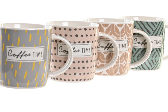 Taza porcelana Coffee Time