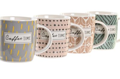 Taza porcelana Coffee Time