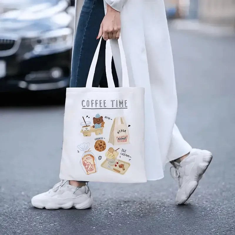 Tote Bag &quot;Coffee Time Cute Bear&quot;
