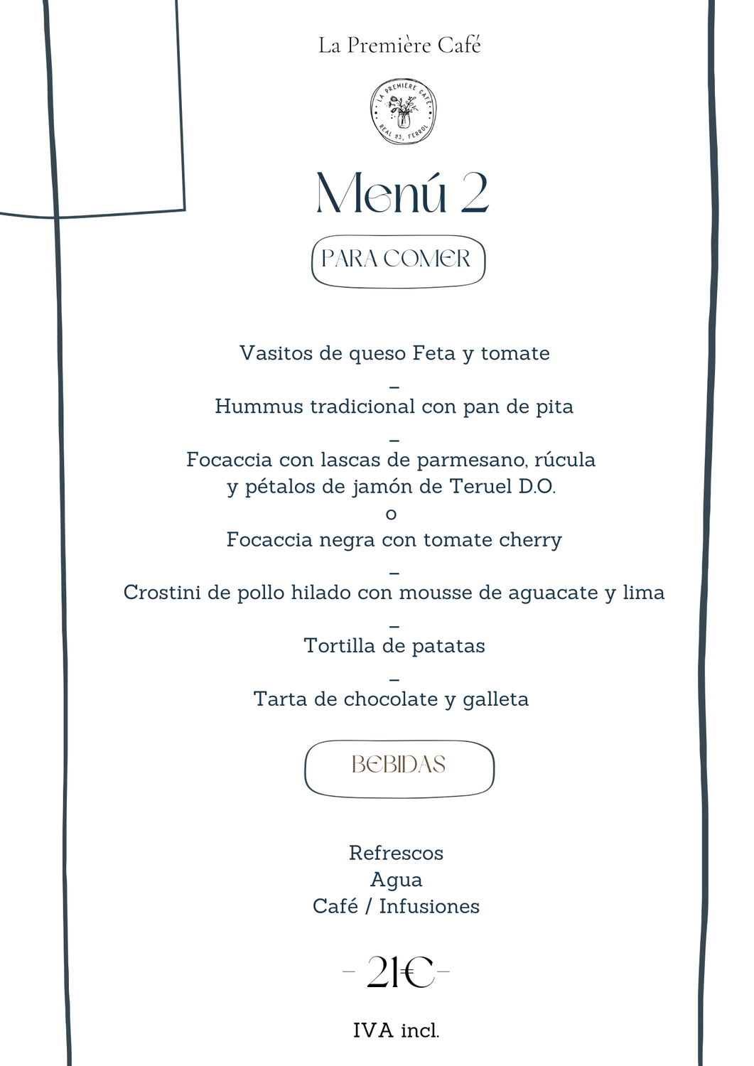 Menú catering nº2