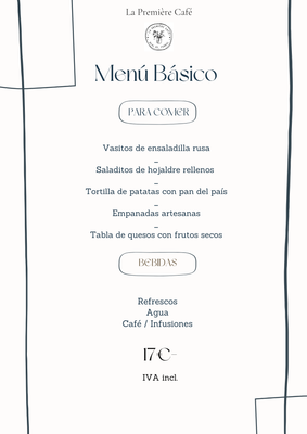Menú catering Básico
