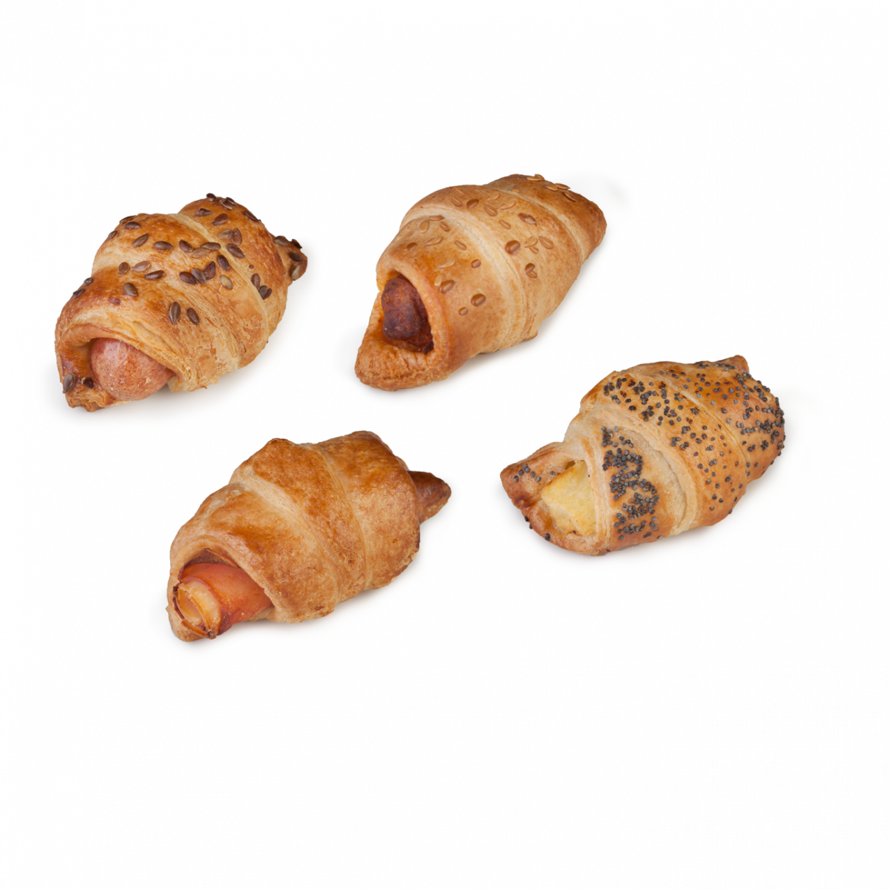 Caja 18 mini croissants salados