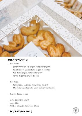 Menú Desayuno 3