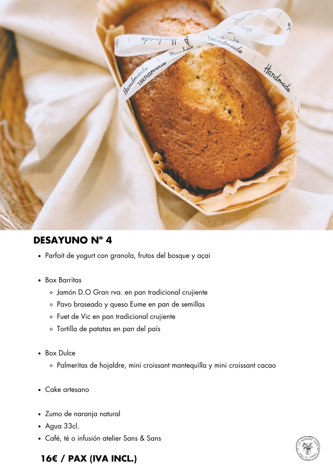Menú Desayuno 4