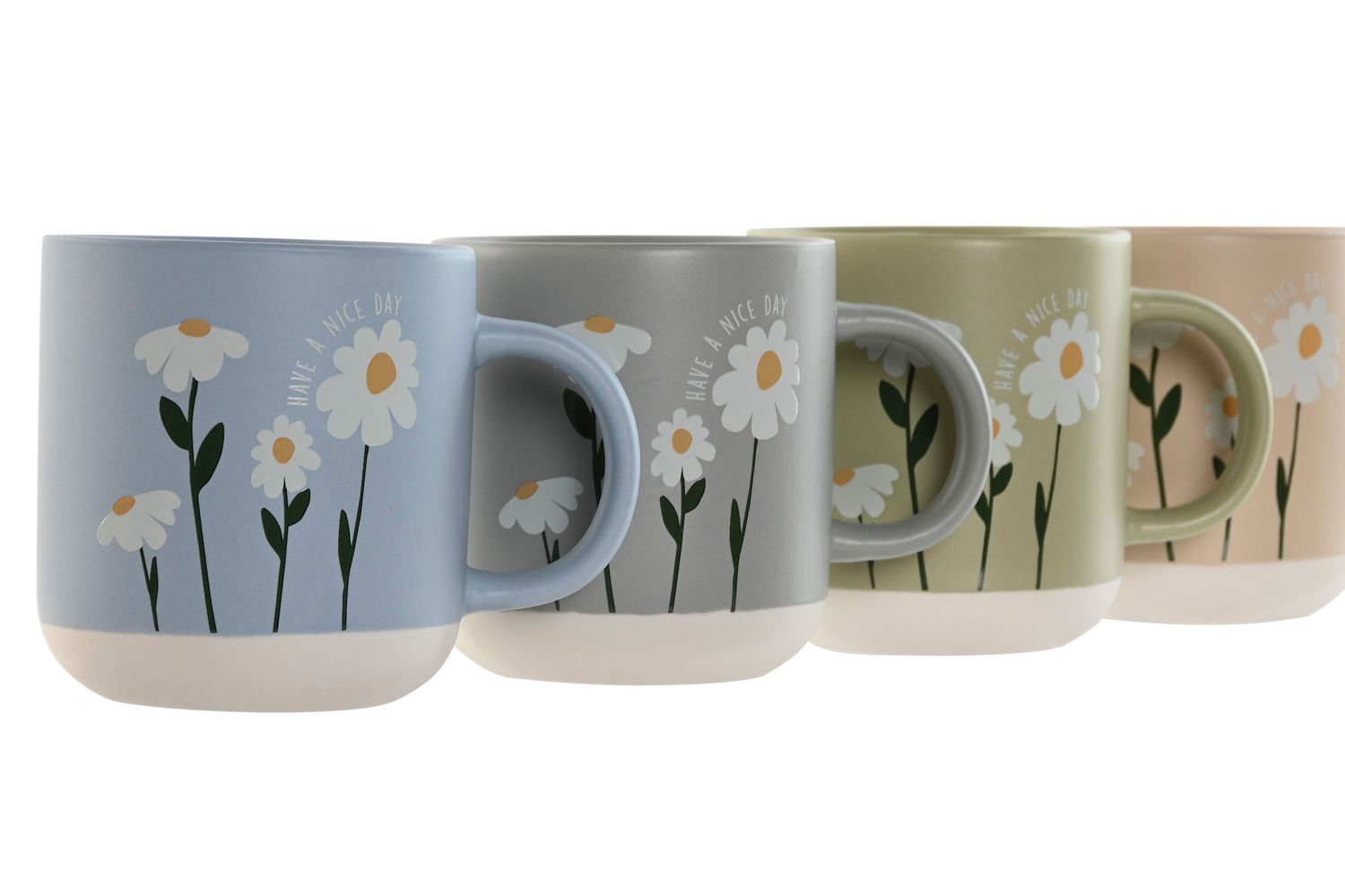 Taza porcelana margaritas