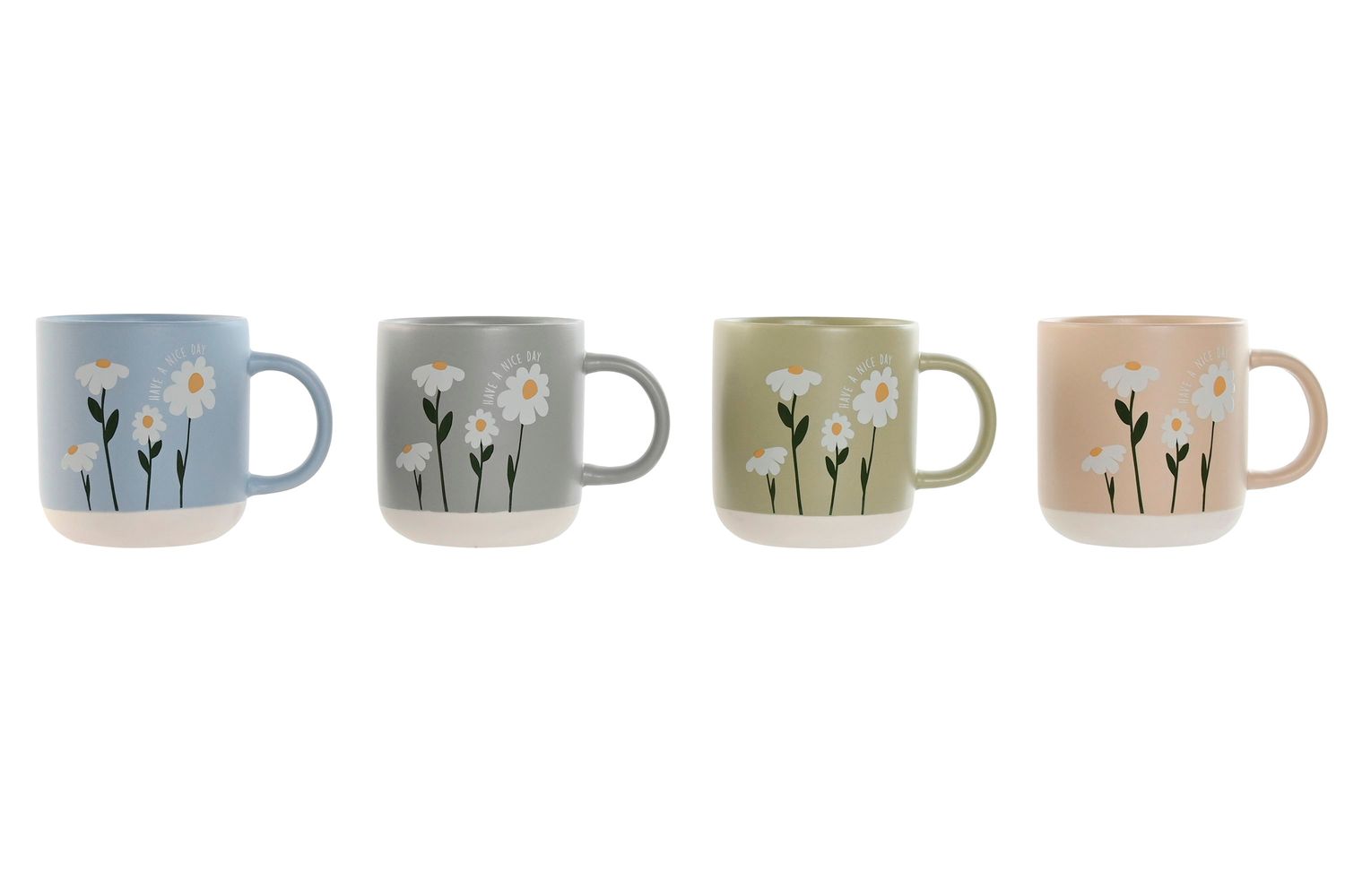 Taza porcelana margaritas