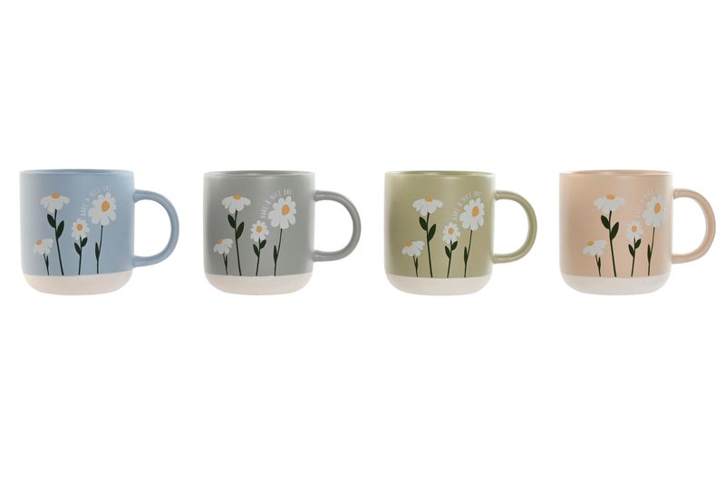 Taza porcelana margaritas