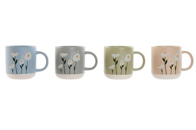 Taza porcelana margaritas