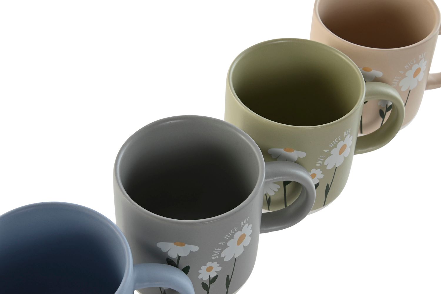 Taza porcelana margaritas