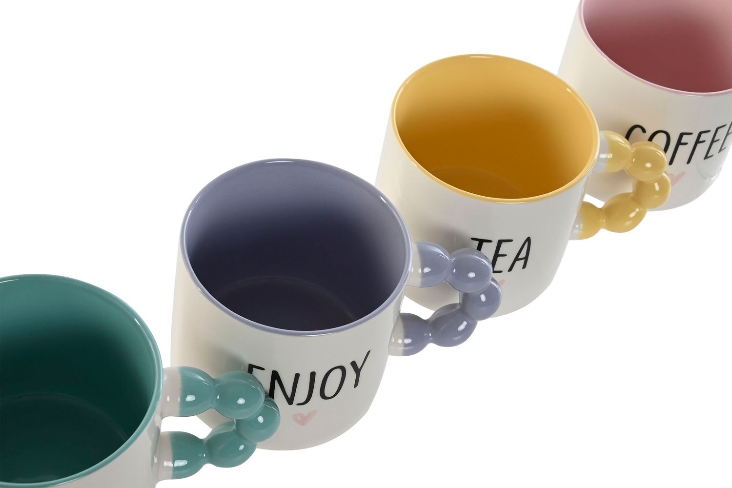 Taza porcelana asa bubbles