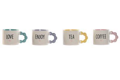 Taza porcelana asa bubbles