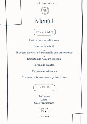 Menú catering nº1