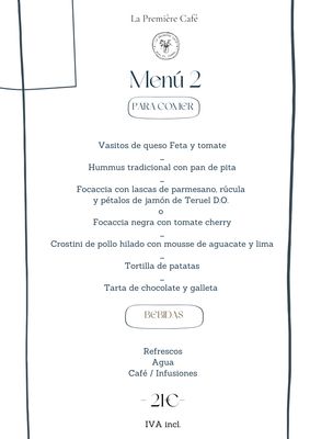 Menú catering nº2
