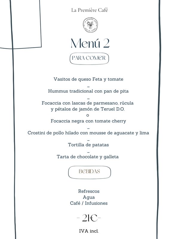 Menú catering nº2