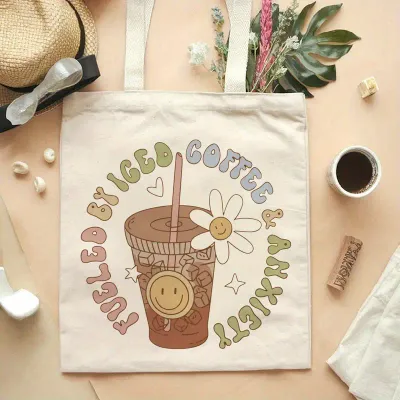 Tote Bag "Smiley Coffee"
