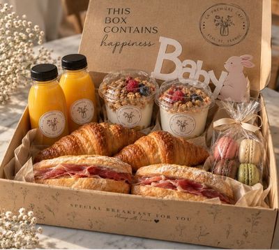 Caja Desayuno Baby 🐰🤍