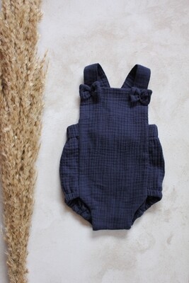 Navy Romper