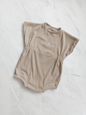 Ribbed Sunshine Rompers