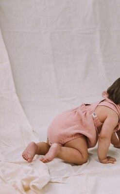 Dusty Pink Romper