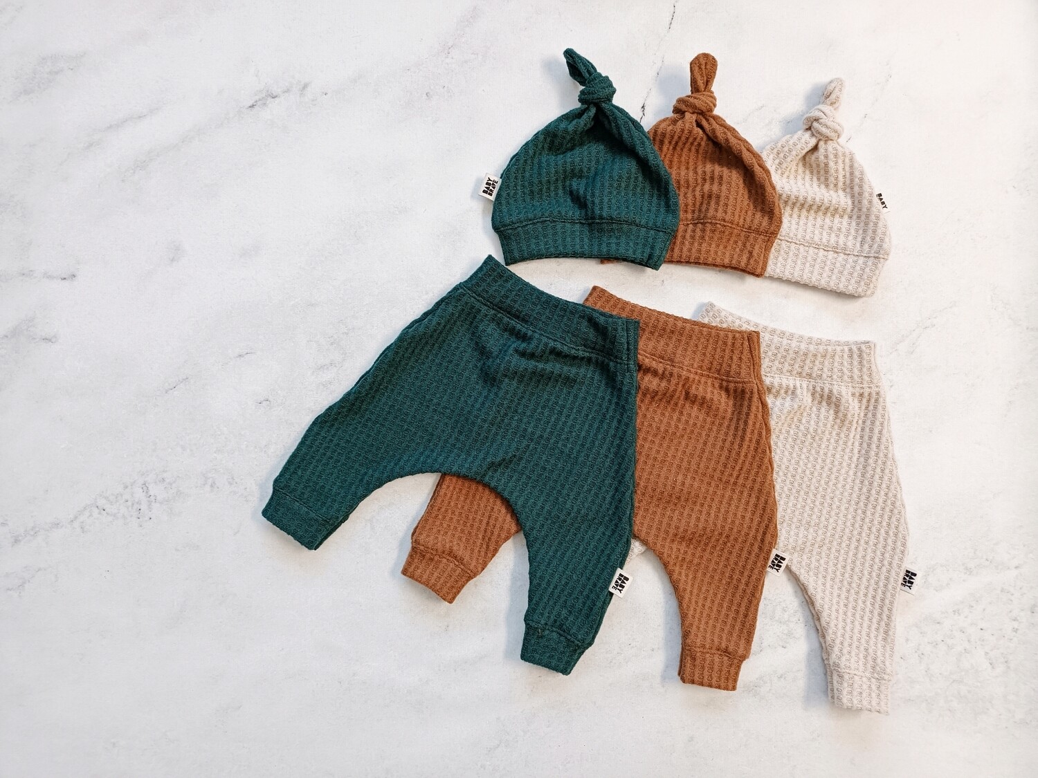 Waffle Knit Baby Pants