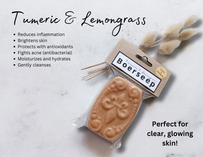 Skincare Boerseep: Tumeric &amp; Lemongrass