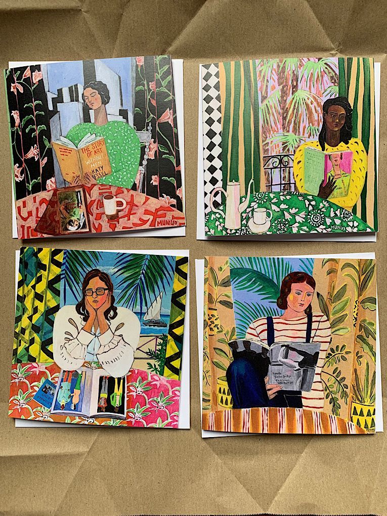 Art book reader cards