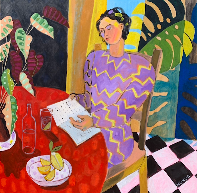 An original painting "Carve out time"