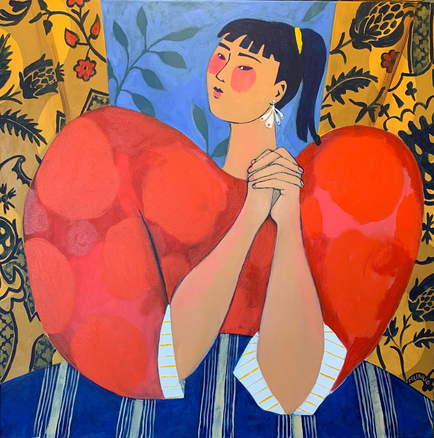 An original painting - Quietly Jubilant